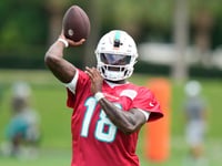 Tyler Huntley will start at quarterback for the Dolphins against the Titans