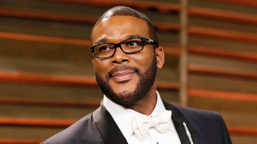 Tyler Perry at the Vanity Fair party in 2014