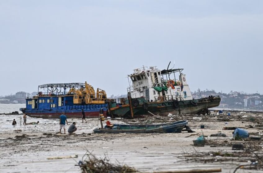 Typhoon Yagi tore roofs off buildings and sank boats in Vietnam