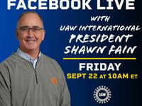 UAW Boss To Address Members Amid Stalled Negotiations; Strikes Likely to Expand Across Auto Plants