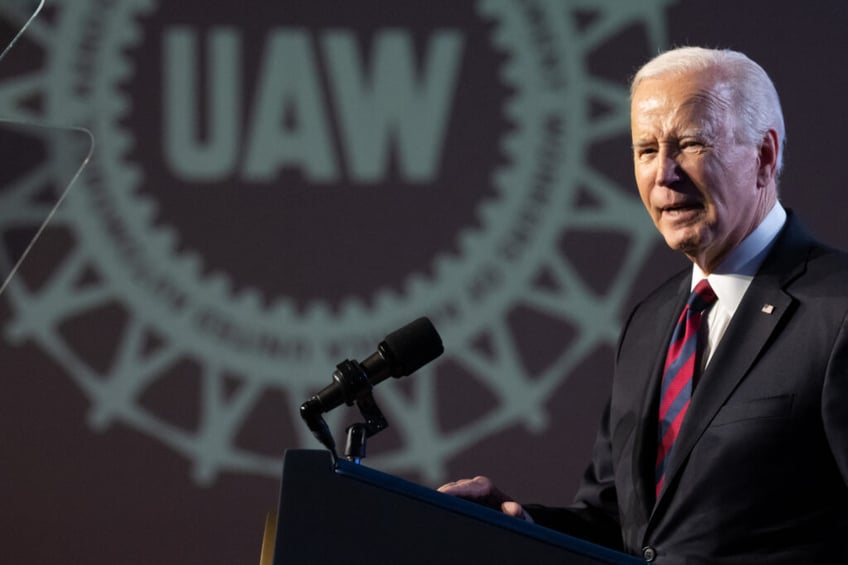 uaw president a great majority of union workers will not vote for biden