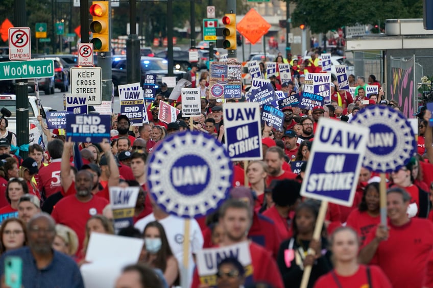 uaw strike expands to 25000 auto workers as talks stall over job killing electric vehicle mandates