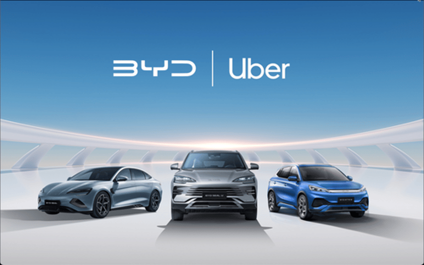 uber teams up with byd to supply drivers on its network with 100000 evs 