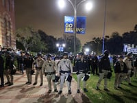 UCLA anti-Israel protesters ask supporters for vegan and gluten free food, zip ties, shields and EpiPens