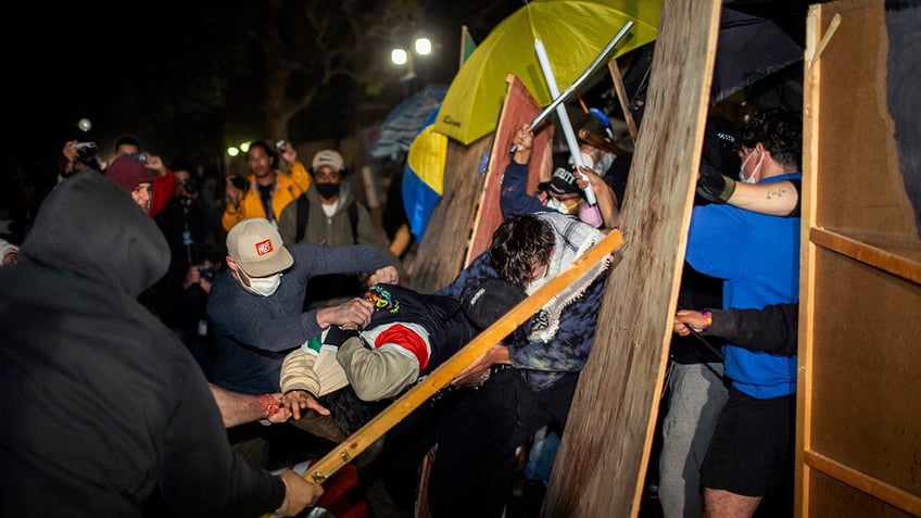 UCLA clashes between protesters