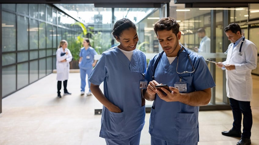 nurses at hospital