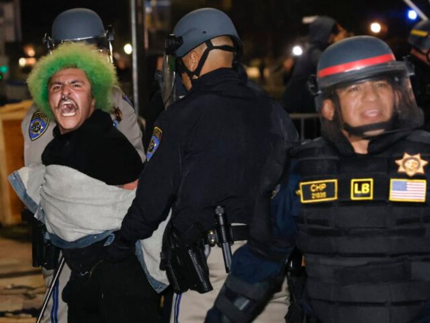 ucla police break up palestine solidarity encampment arrest activists