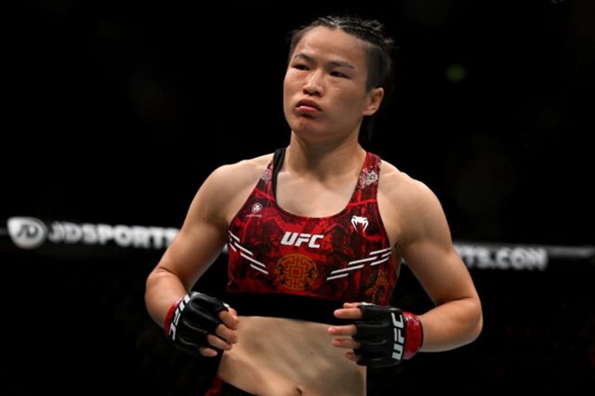 China's Zhang Weili prepares to fight Tatiana Suarez of the US in Sydney in February