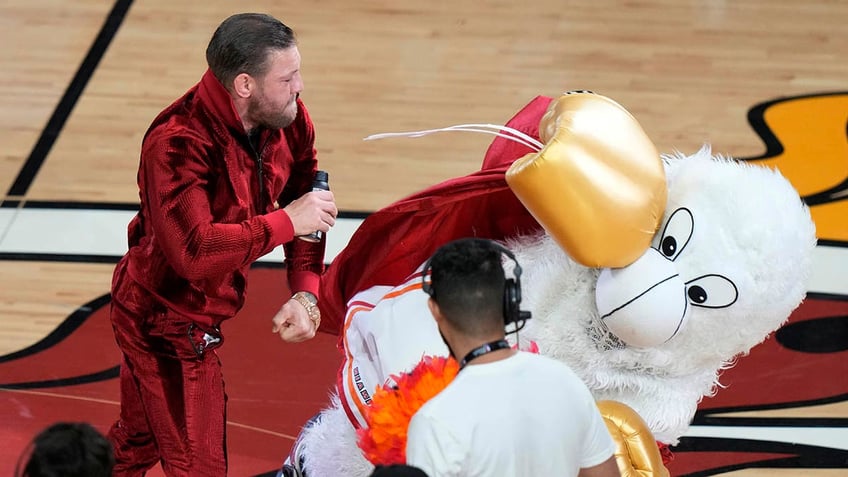 Conor McGregor punches Burnie