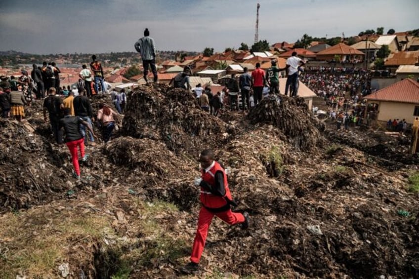 The dump in Kiteezi receives about 1,500 tonnes of waste a day