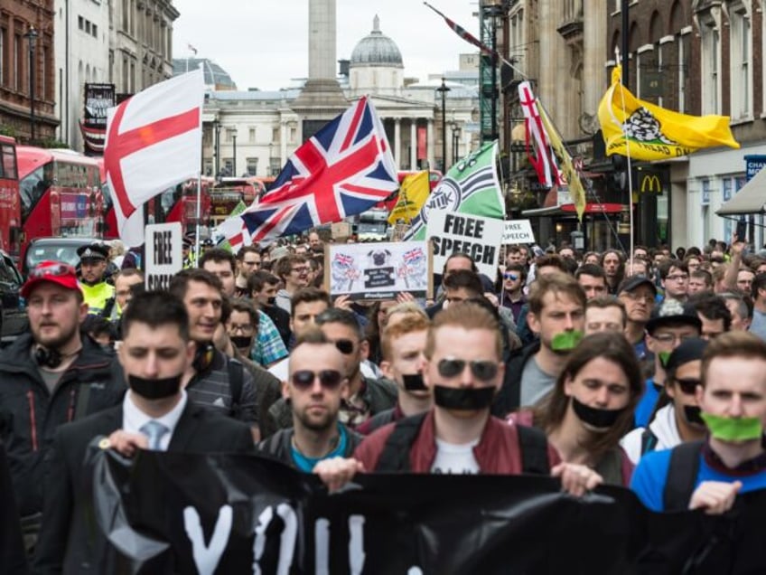 LONDON, UNITED KINGDOM - APRIL 23: Hundreds of supporters of Mark Meechan aka Count Dankul