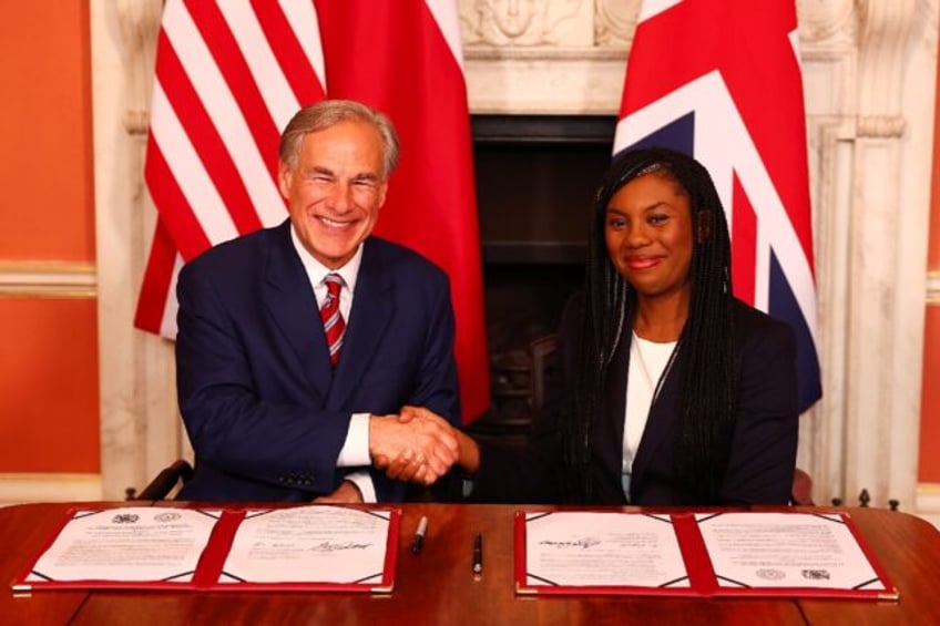 UK Trade Secretary Kemi Badenoch signed what is akin to a memorandum of understanding with