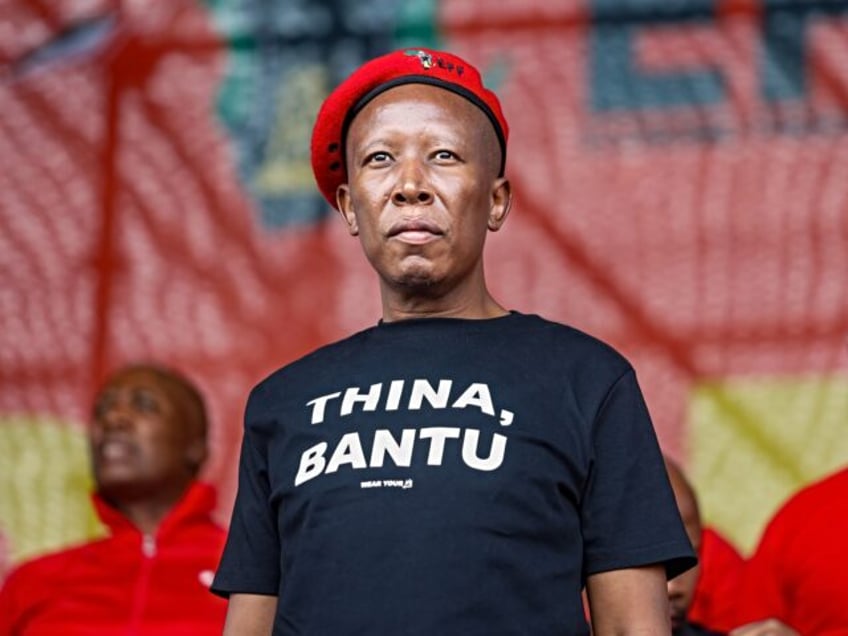 SEDIBENG, SOUTH AFRICA - MARCH 21: EFF Leader Julius Malema during the Sharpeville Rally o