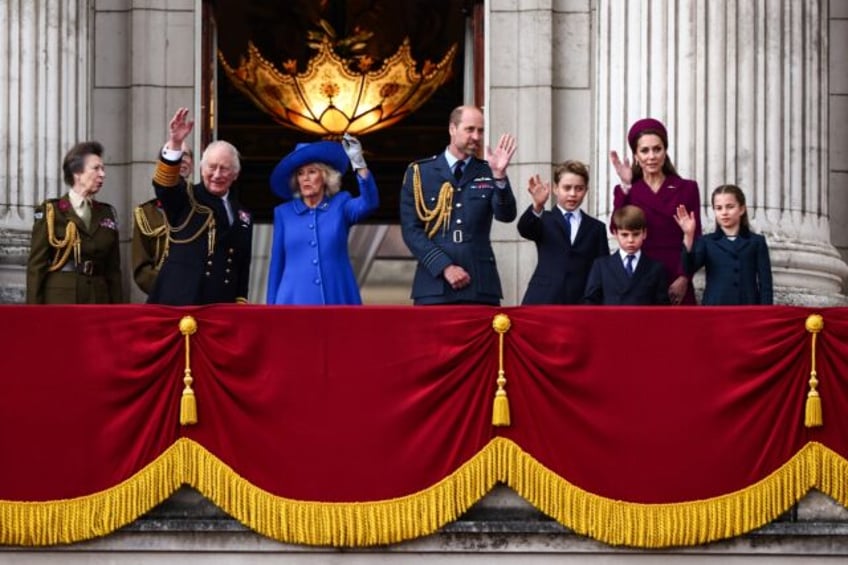 The royal family made an appearance at the celebrations