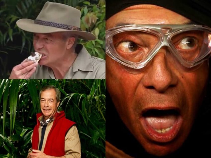 uk media greets chilled dude nigel farage as he faces snakes and camels udders in hit uk reality show