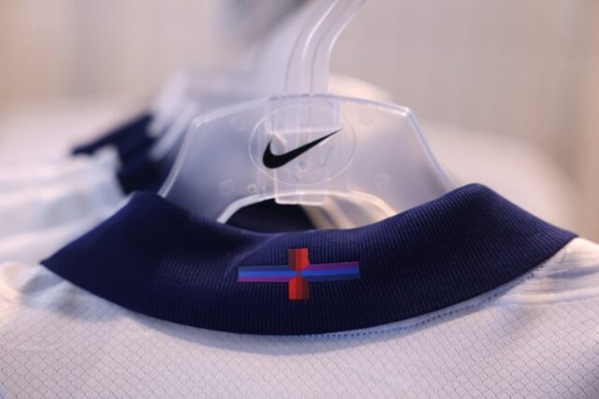 The multi-coloured design of the St George's Cross on England's new football kit has cause