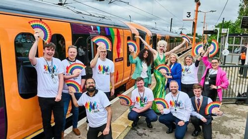 uk rail station volunteer ousted for wrongthink over pride train and he is gay