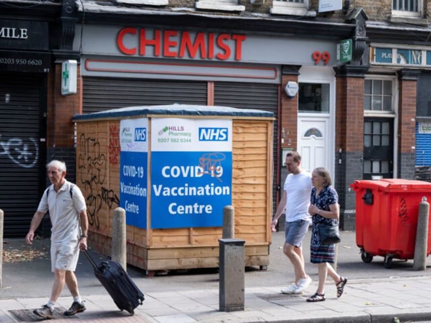 Covid vaccination centre at a Chemist shop in Elephant and Castle on 23rd July 2022 in London, United Kingdom. With the recent prevalance of different variants of Coronavirus, the public have been strongly encouraged to get vaccinated of have their booster jabs against Covid-19. (photo by Mike Kemp/In Pictures via …