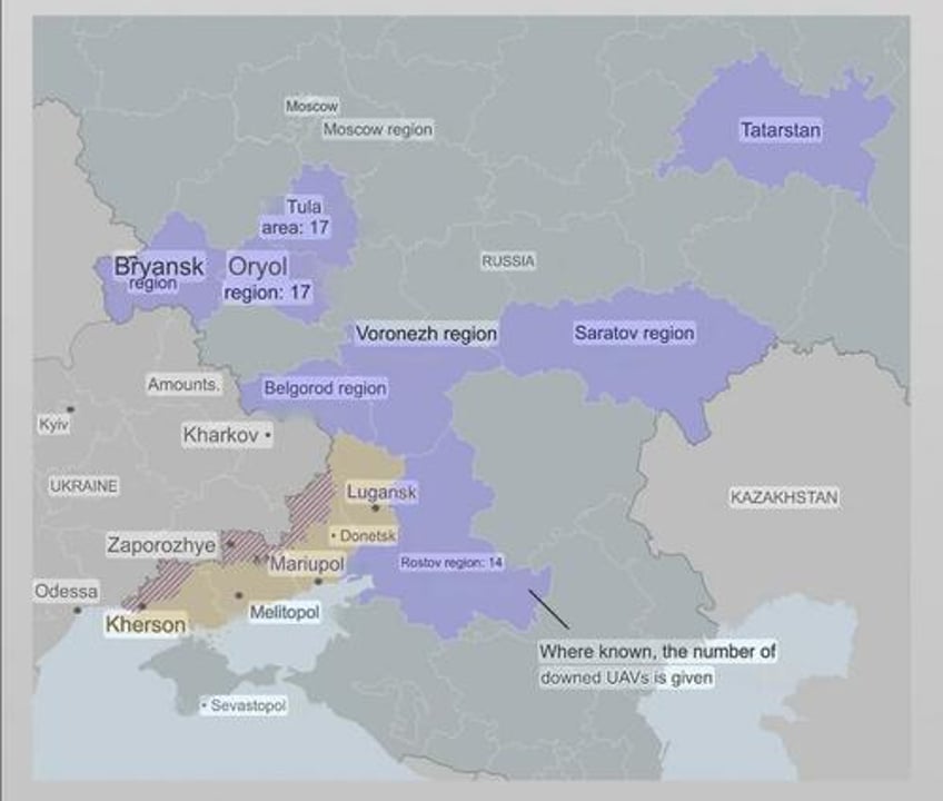 ukraine again plunged into darkness after huge tit for tat aerial strikes