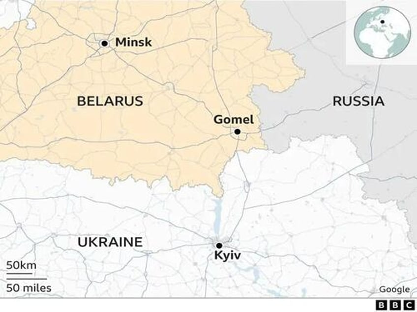 ukraine might be gearing up to attack or cut off belarus southeastern city of gomel