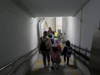 Ukraine opens first underground school to shield children from airstrikes in war-torn Kharkiv