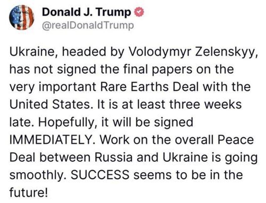 ukraine ready to sign trumps minerals deal wednesday breakthrough reached