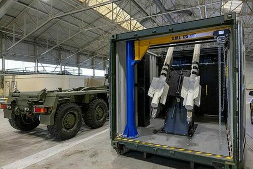 ukraine receives missile system disguised as ordinary shipping container