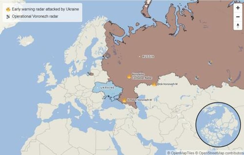 ukraine targets radars that are part of russias nuclear warning system