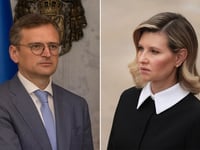 Ukrainian first lady, foreign minister visit pro-Russia Serbian president