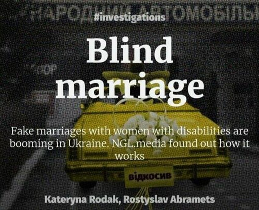 ukrainian men paying disabled women to marry them to avoid frontlines report