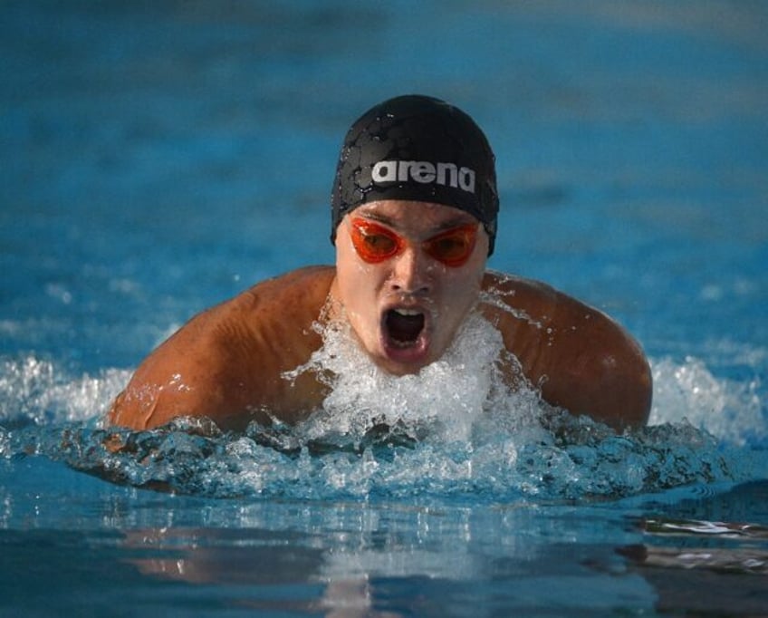 Paralympic swimmer Danylo Chufarov, in action in 2013, lost his home in the war in Ukraine