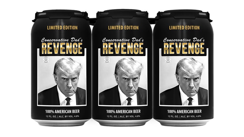 ultra right beer vows to fight the communists in georgia with limited edition can featuring trump mugshot