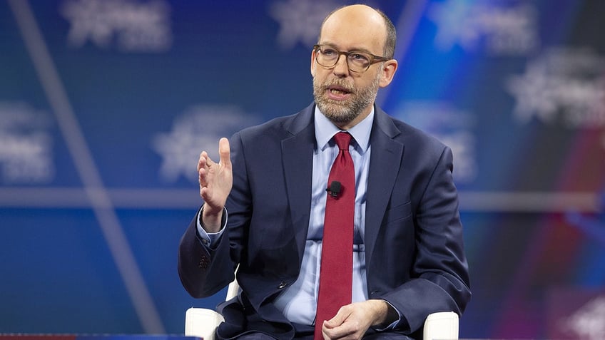 Russ Vought, the former Director of the White House Office of Management and Budget, speaks at CPAC 2020