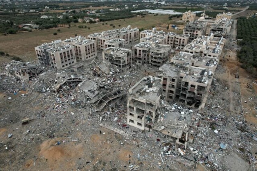 More than 60 percent of buildings in Gaza are estimated to have been damaged by Israeli bombardment, the UN agency for Palestinian refugees says