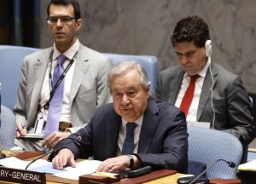 U.N. chief says Iran, Israel 'on course to chaos,' urges de-escalation