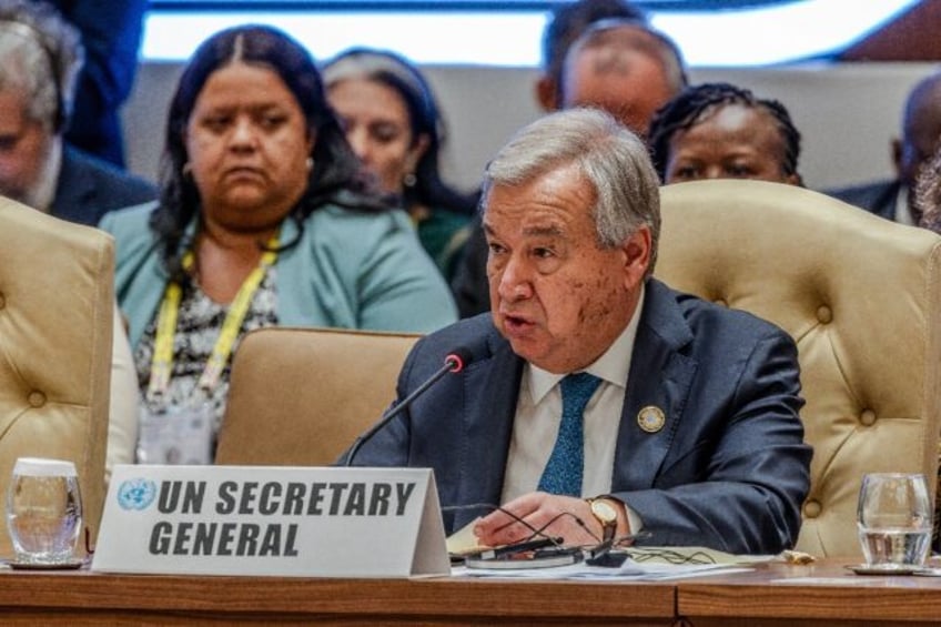 UN Secretary-General Antonio Guterres says the world is in 'chaos'