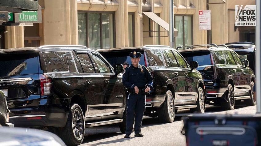 un leaders rail against emissions as swarms of gas guzzling suvs descend on city