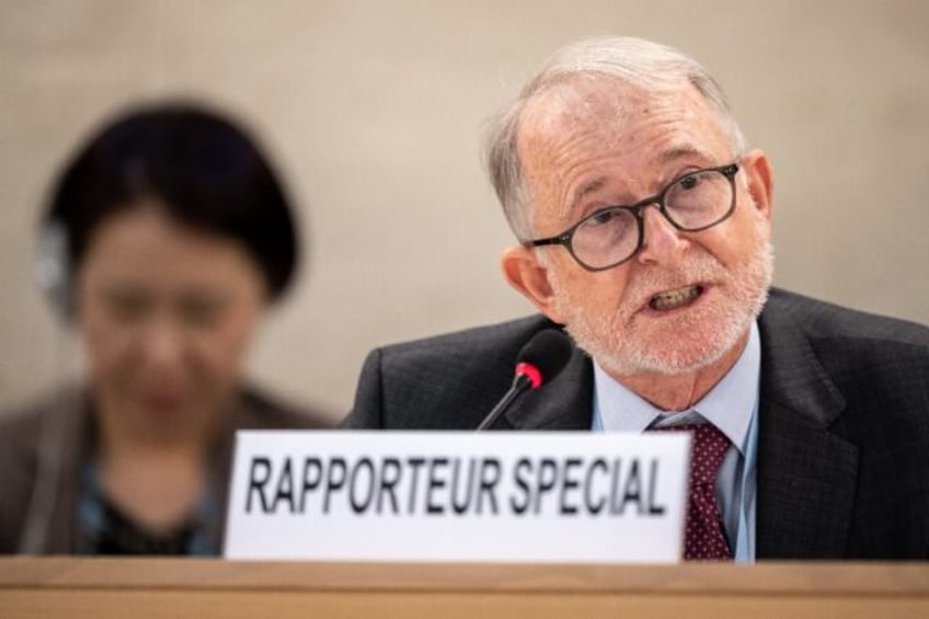 The UN special rapporteur on the human rights situation in Afghanistan, Richard Bennett (