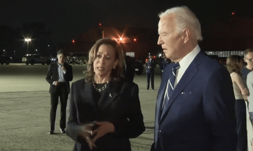 unburdened by vocabulary kamala harris dishes fresh word salad during prisoner swap