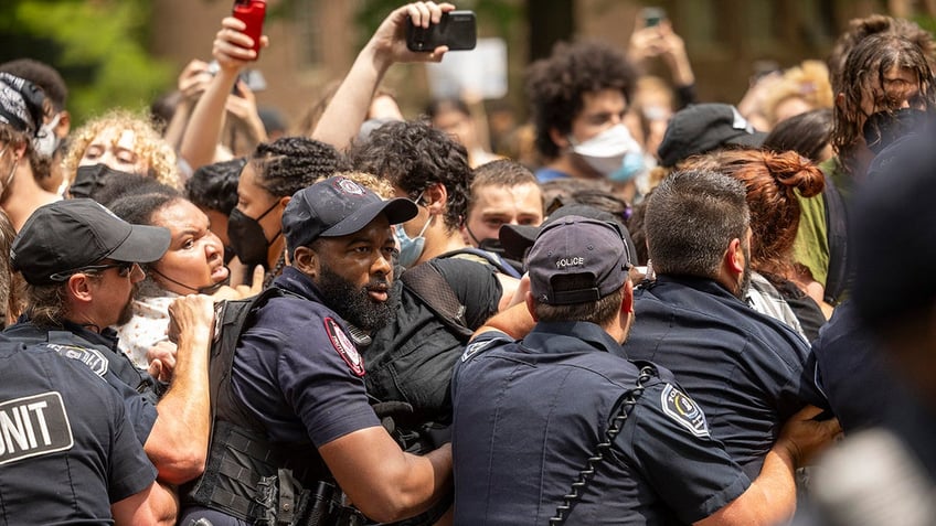 Police at UNC Chapel Hill anti-Israel protest