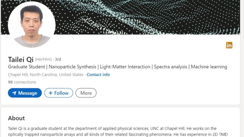 unc chapel hill faculty murder who is suspect tailei qi