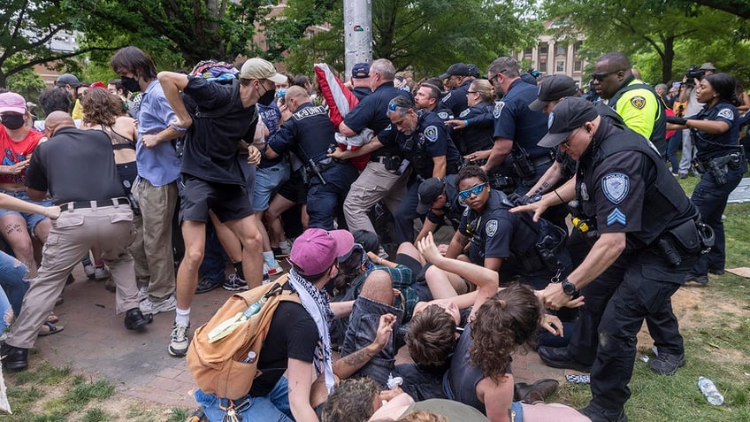 UNC police arrest anti-Israel protesters