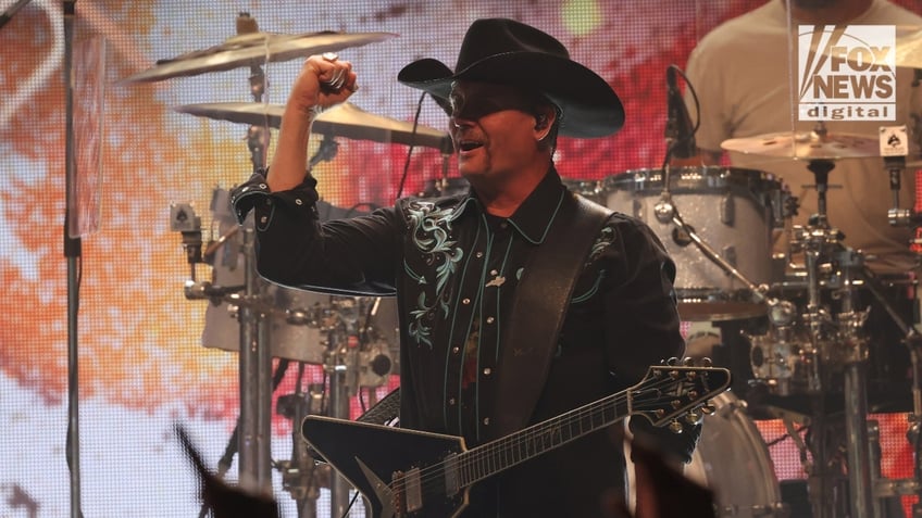 John Rich performs at Flagstock 2024 in Chapel Hill, N.C.