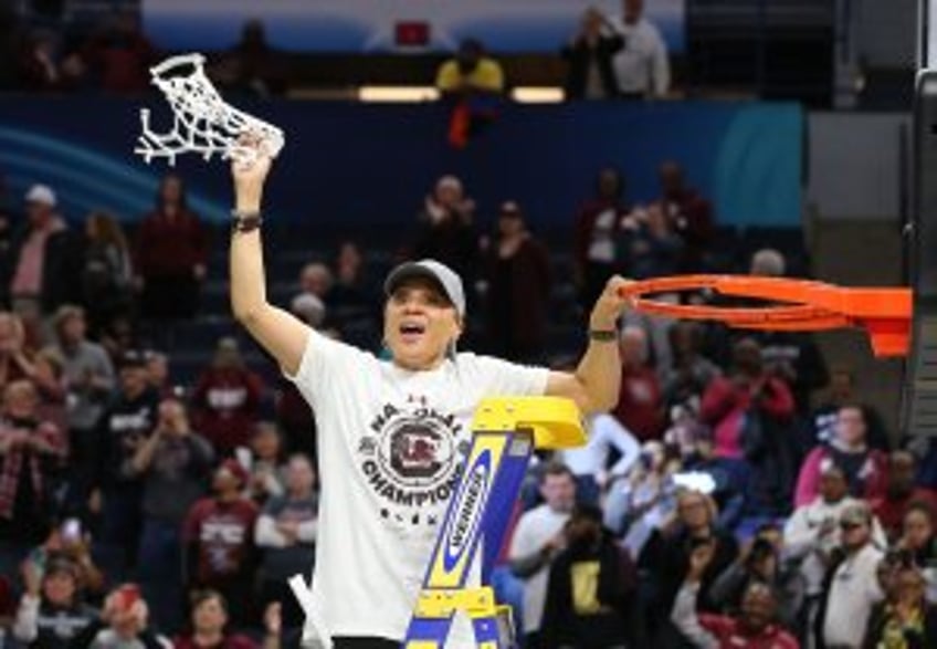 Undefeated South Carolina beats Iowa for women's basketball title