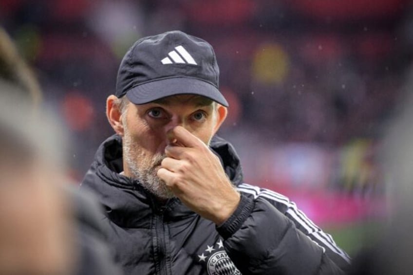 Thomas Tuchel is under fire after his Bayern Munich side fell five points behind leaders B