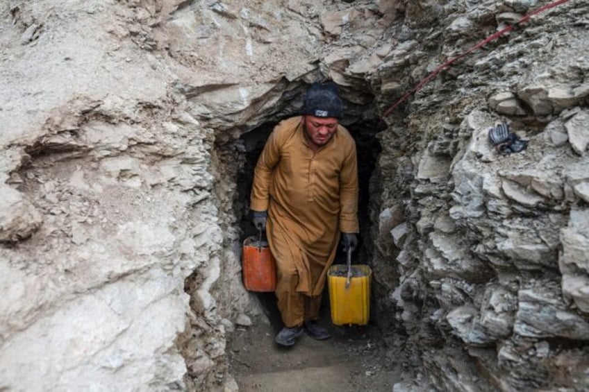 A group of unemployed Afghan men's efforts to mine the rocky mountains of Badakhshan provi