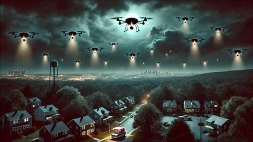 unidentified drones in americas skies smells like a false flag