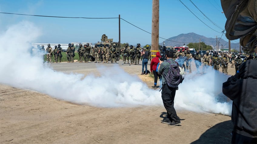 tear deployed during immigration raid at California farm