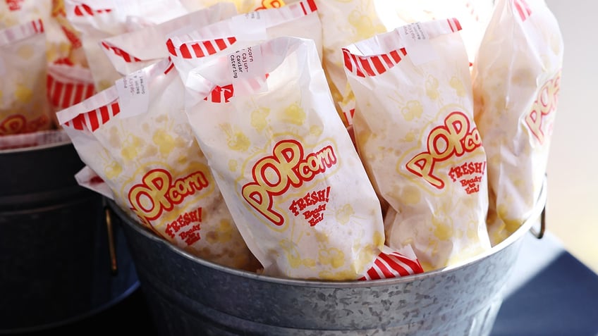 Bags of popcorn