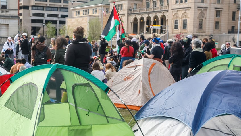 Pro-Palestinian encampment